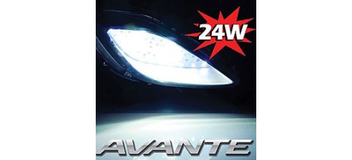 EXLED FOG LAMP 24W POWER LED MODULES SET FOR HYUNDAI ELANTRA / AVANTE MD 2010-13 MNR